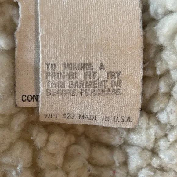 Vintage 80s Levi’s San Francisco Sherpa Lined Denim Trucker Jacket 40L - Picture 13 of 16